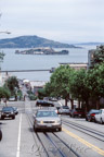 Hyde Street, Blick auf Alcatraz