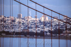 Golden Gate Bridge und San Francisco von den Marin Headlands aus
