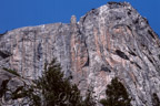Castle Cliffs am Upper Yosemite Fall