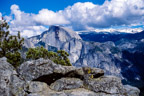 Yosemite Falls Trail, Blick zum Half Dome
