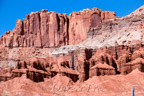 Capitol Reef, Scenic Drive, Fluted Wall