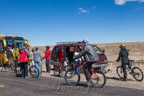 Vom Pass geht es mit dem Mountainbike hinunter nach Chivay; Höhenunterschied ca. 1200 m