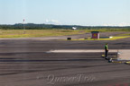 Flughafen Kiruna, Ankuft der Maschine mit dem Rucksack