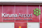 Flughafen Kiruna, der Rucksack ist endlich da