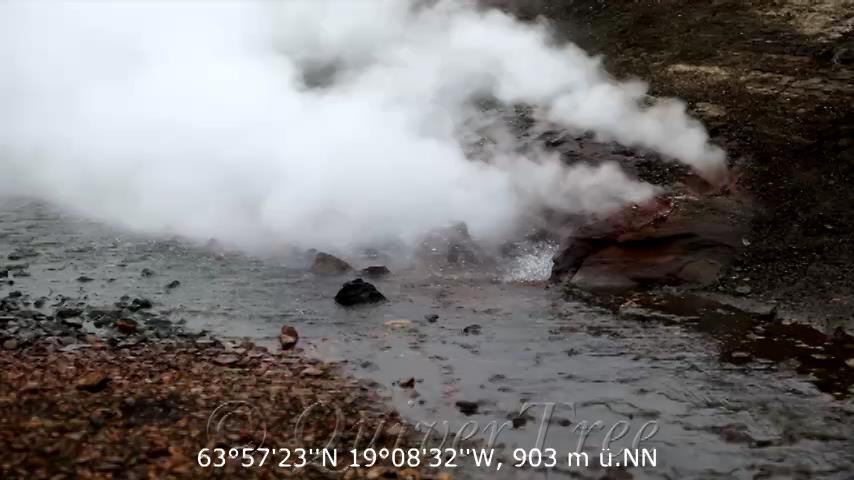 Auf dem Laugavegur: Stórihver (dt. Große heiße Quelle)